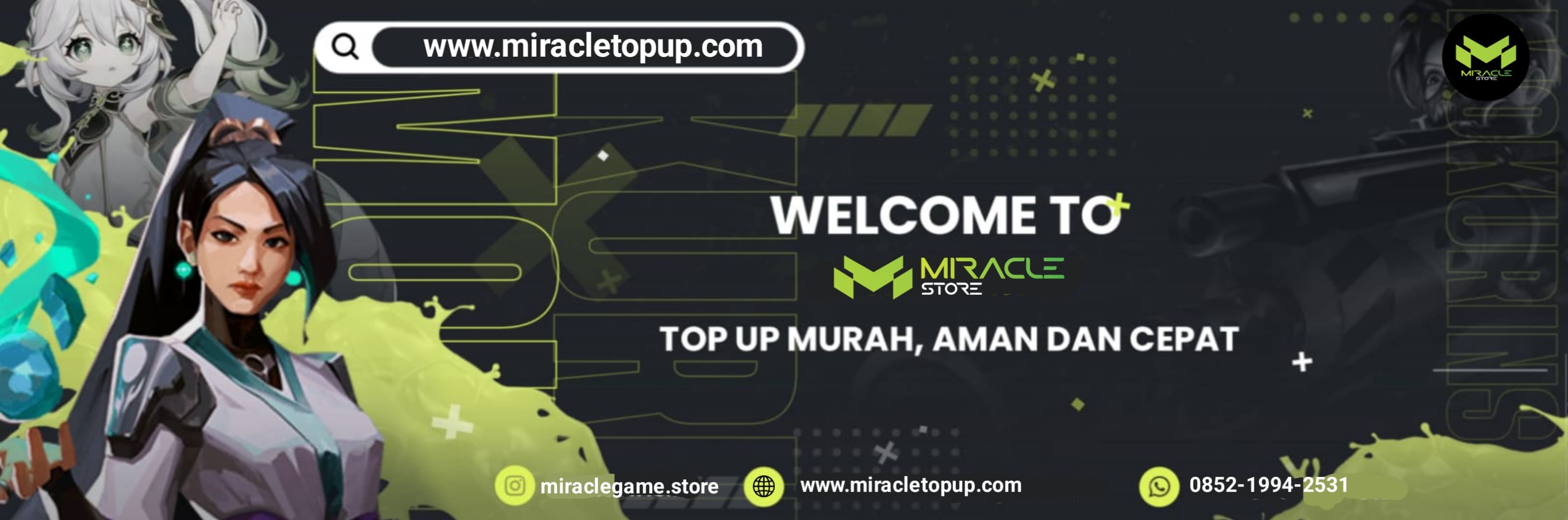 	Welcome to Miraclegamestore
